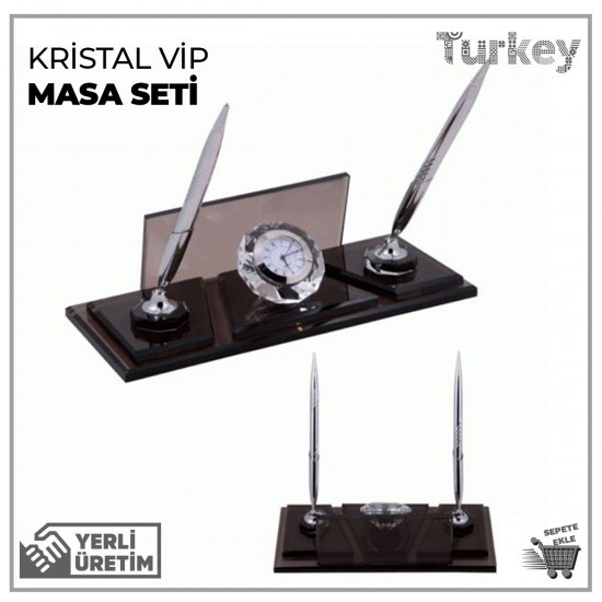 PromosyonKristal Vip Masa Seti